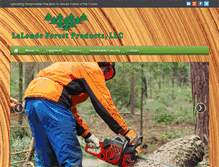 Tablet Screenshot of lalondeforestproducts.com